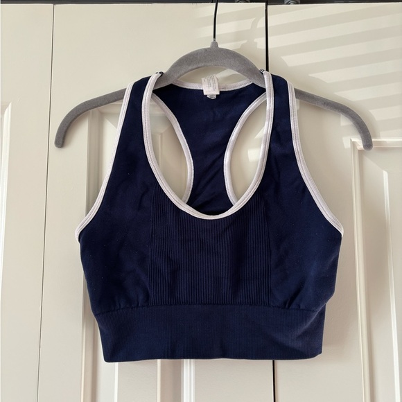 Tops - Women's Navy Blue Sports Bra